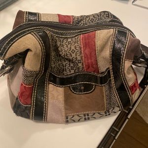 Women’s Fossil Purse. Black and Red